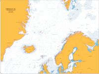 Digital NIMA Nautical Charts. Norwegian Sea